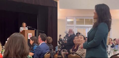 Harvard Alum Disrupts Nancy Pelosi’s Speech Of Being Awarded As A “Distinguished Citizen”