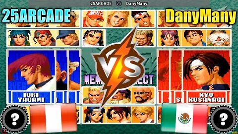 The King of Fighters '96: The Anniversary Edition (25ARCADE Vs. DanyMany) [Peru Vs. Mexico]