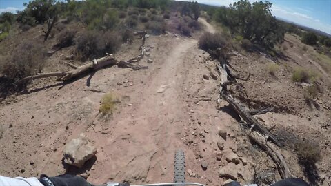 Mountain Biking Horsethief Trails near Moab, Utah