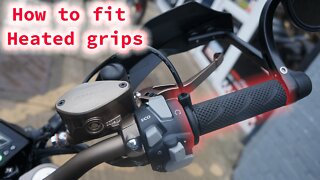 how to install heated grips to your motorcycle 2022