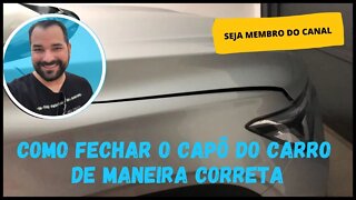 Cuidados para não danificar o capô do seu carro!