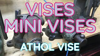Vises - Mini Athol Vise - ATHOL Bench Vice - Athol Mass.