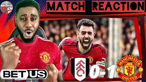 FULHAM 0-1 MANCHESTER UNITED | Bruno Saves Us! FAN REACTION | Premier League - Ivorian Spice Reacts
