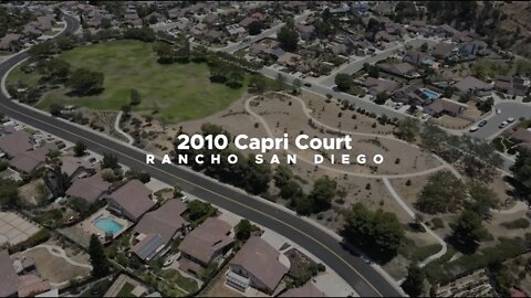 2010 Capri Drive in Rancho San Diego!