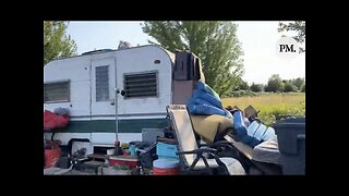 ROADSIDE LINED UP WITH RVs🚎⛺️CAMPING ON STREETS OF PORTLAND🚌🚮🏕️🐚💫