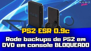 PS2 ESR 0.9c - Nova versão! Como rodar backups de PS2 em consoles bloqueados!