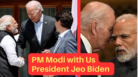 PM modi with us president jeo biden and PM Trudeau of Canada