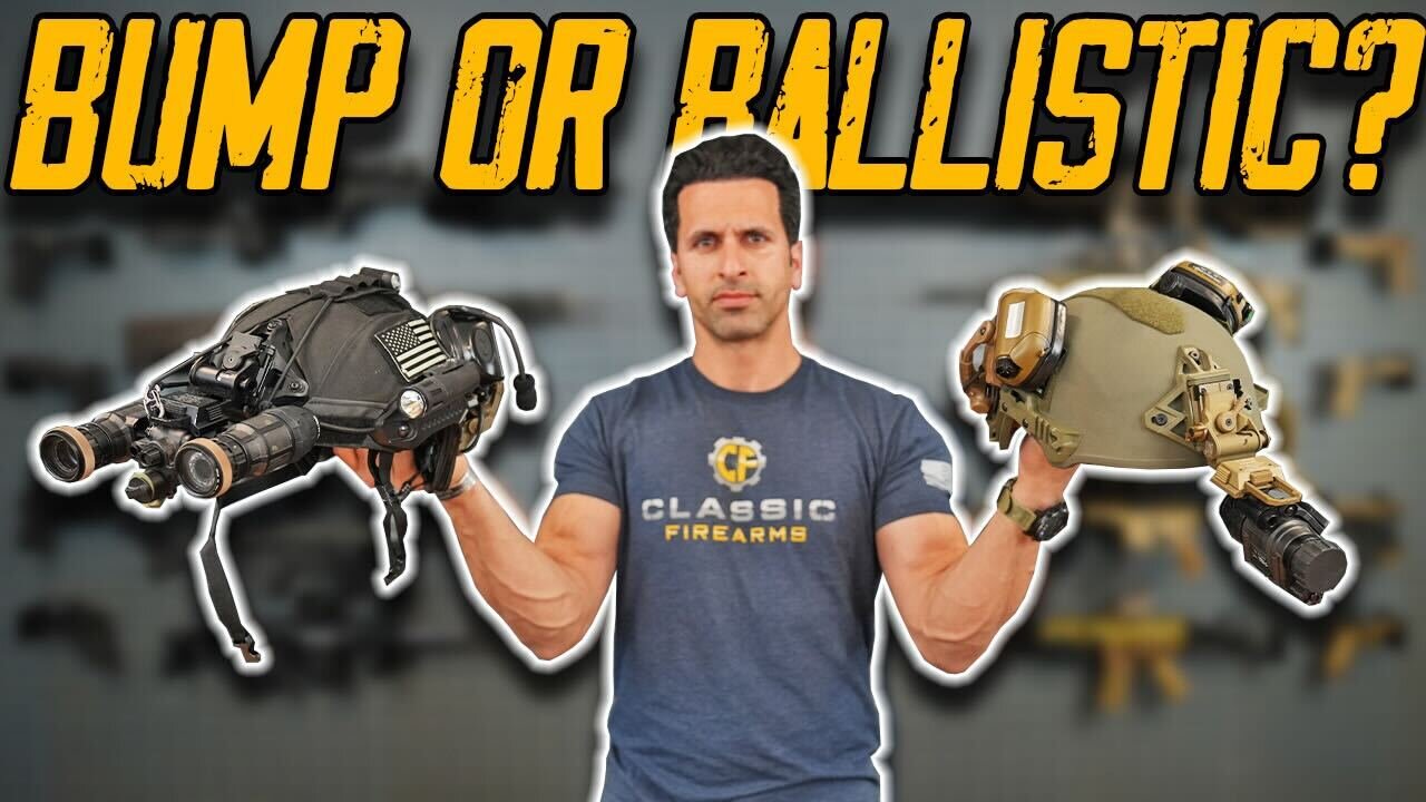 Bump Helmet vs Ballistic Helmet