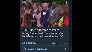 News Shorts: Biden Freezes at White House Juneteenth Event