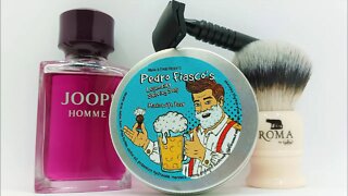Pedro Fiasco's Boysenberry by A&E soap first try... EDT post shave