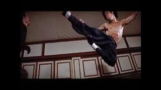 Cross kick Studio Films Bruce Lee fly kick 5