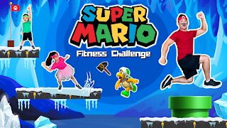 ⭐⭐⭐ SUPER MARIO Epic Videogame Workout 3! Virtual Gym Class | Kids Exercise at Home