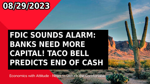 🚨 FDIC SOUNDS ALARM: BANKS NEED MORE CAPITAL! TACO BELL PREDICTS END OF CASH! 🚨