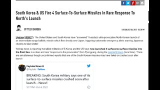 United States And South Korea Responds To North Korea Missile Fired Over Japan!!