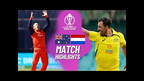 Australia Vs Netherlands Highlights Warmup Match | ICC Cricket World Cup 2023