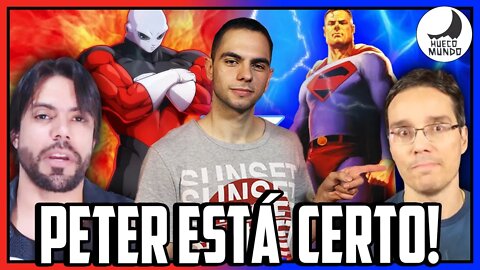 VÍDEO RESPOSTA AO OLIVER! (Jiren vs Superman R.A - o peter "ei nerd" ERROU FEIO!!) | Hueco Mundo