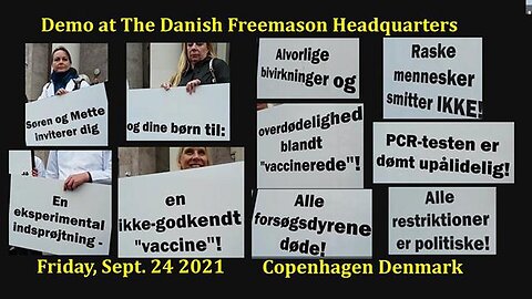 What Happends in Copenhagen Denmark Danish Freemason Headquarters! (Reloaded) [24.09.2021]