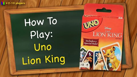 How to play Uno Lion King