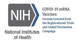 NIH: THE VACCINES ARE DEADLY - LATEST REPORT SHOWS TO HALT/REMOVE