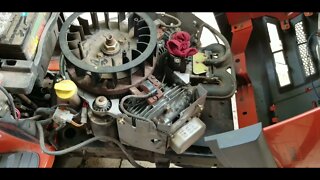 Husqvarna with Briggs and Stratton V-Twin Mouse nest