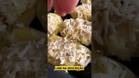 BATATA RECHEADA SUPER RÁPIDO 🥔🤤 | Receitas #Shorts