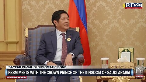 President Ferdinand R. Marcos Jr. holds diplomatic talks with Saudi Crown Prince Mohammed bin Salman
