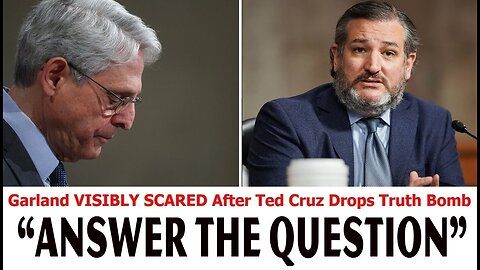AG Merrick Garland VISIBLY SCARED After Ted Cruz Drops Truth Bomb