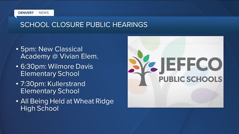 Jeffco Public Schools starts public hearings on school closures