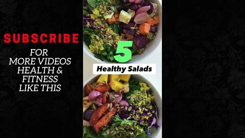 Top 5 Healthy Salads 2022 ( For Beginners ) #Short