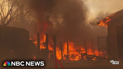 Firefighters battle massive California wildfire amid blistering heat