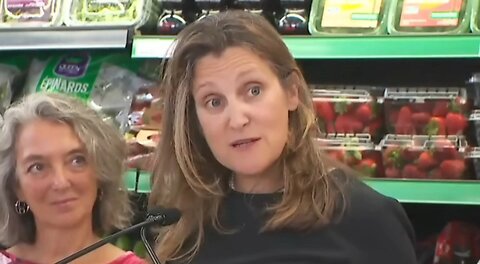 Freeland "Putin Caused Inflation"🤡🤡