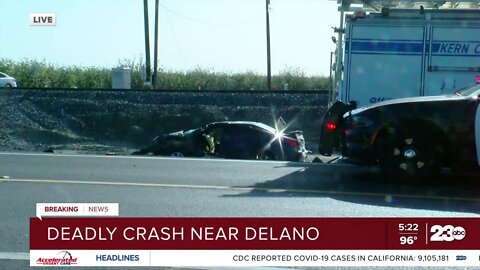 Deadly crash near Delano