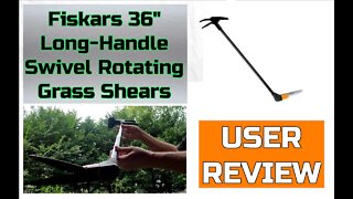 Fiskars Grass Shears Demonstration and Review - They Work Great