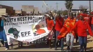 EFF members gather in Tigane ahead of march to Gupta owned mine (r3p)