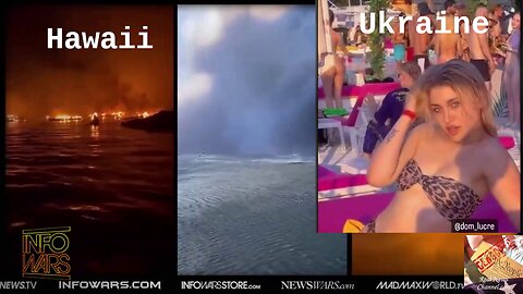 Ukraine Beach Parties Surface in War-Torn Kyiv while Hawaii suffers! And Ukraine Gets the Money!