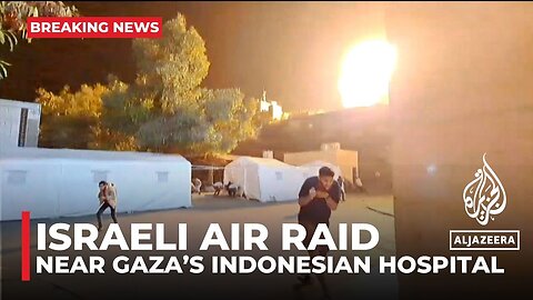 Injuries reported in Gaza’s Indonesian hospital was attacked by Israeli fighter jets