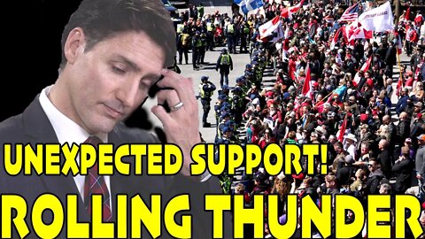 ⚡️ Rolling Thunder HUGE CROWD! Lot's of Support From Canadian's 🇨🇦