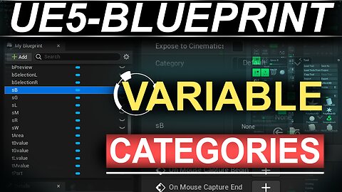 Unreal5 Blueprints: Variable Category GROUPING (60-SECONDS!!)
