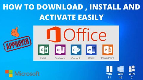How to download , install and activate Microsoft office 2022 | easily