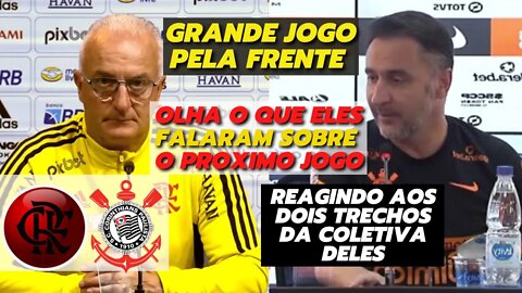 CORINTHANS X FLAMENGO – Dorival Junior e Vitor Pereira falam sobre o grande Jogo | Libertadores 2022