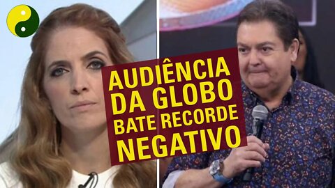 Globo bate recorde negativo de audiência em São Paulo, principalmente Fantástico e Faustão