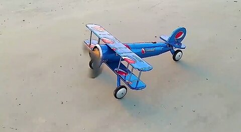 Have a fantastic mini airplane with Pepsi tires, Hatz CB-1 model.