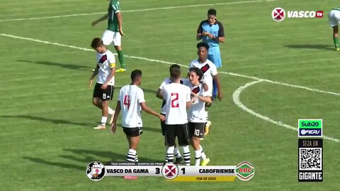 Gols - Vasco 3x1 Cabofriense - Sub-20