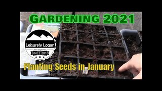 Garden 2021 : Planting Seeds in January