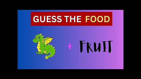 GUESS THE FOOD BY EMOJI || Emoji Challenge ||