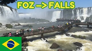 🇧🇷 How to get from FOZ DO IGUAÇU to IGUAZU FALLS (Brazil)