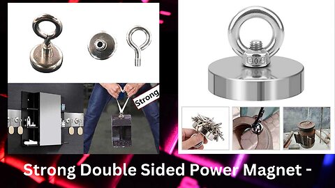 Strong Double Sided Power Magnet