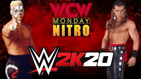 Sting Vs. Shawn Michaels - WCW Monday Nitro Era! - WWE 2K20 Gameplay - PC