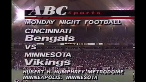 1989-12-25 Cincinnati Bengals vs Minnesota Vikings Part 2