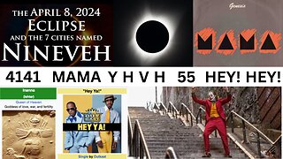 The New Madrid / New MAMA and the new Ninevah Daughter of God on the April 8 Solar Eclipse.